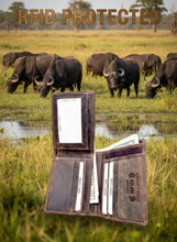 Load image into Gallery viewer, L-Fold Wallet with two cash compartments 2 Windows