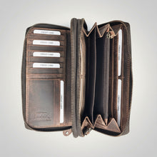 Load image into Gallery viewer, SEDONA® Dual-Zipper Leather Organization Wallet with Modern RFID Protection