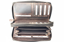 Load image into Gallery viewer, SEDONA® double Zippered Wallet with RFID security