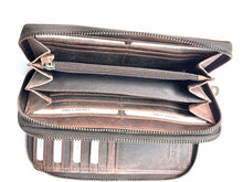 Load image into Gallery viewer, SEDONA® double Zippered Wallet with RFID security