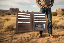 Load image into Gallery viewer, SEDONA® Buffalo Leather Hipster Wallet 16 card slots