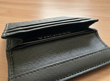 Load image into Gallery viewer, SEDONA® Premium Full-Grain Leather Business Card Holder - High-Capacity Gusseted Wallet with 4 Credit Card Slots, Slim Pocket Organizer for Men and Women, Classic Black