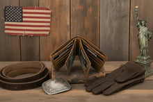 Load image into Gallery viewer, SEDONA® Leather Bifold Wallet 2 flaps 3 id windows