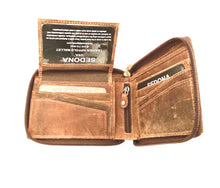 Load image into Gallery viewer, SEDONA® Zipper Wallet Buffalo Leather