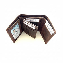 Load image into Gallery viewer, SEDONA® Vintage Buffalo Leather 9-Pocket Trifold Wallet
