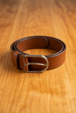 Load image into Gallery viewer, Full-grain Leather Men's Belt (Fits Size 42 to 44) – Handmade Everyday Accessory