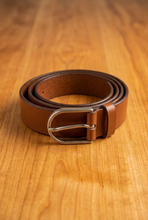 Load image into Gallery viewer, Full-grain Leather Men's Belt (Fits Size 42 to 44) – Handmade Everyday Accessory