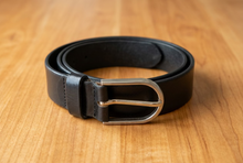 Load image into Gallery viewer, Full-grain Leather Men's Belt (Fits Size 42 to 44) – Handmade Everyday Accessory-1.25 inches height