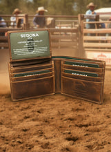Load image into Gallery viewer, SEDONA® RFID Protected Bifold Wallet with Pullout Flap