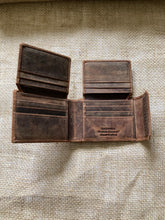Load image into Gallery viewer, SEDONA® Classic Buffalo Leatther Bifold Wallet with Velcro Closure