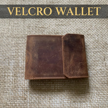Load image into Gallery viewer, SEDONA® Premium Buffalo Leather Bifold Wallet with 10 Card Slots, 2 ID Windows & Velcro Closure - Vintage Full-Grain High-Capacity Billfold with Bill Divider