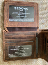 Load image into Gallery viewer, SEDONA® Buffalo Leather Bifold Wallet with 2 ID Windows