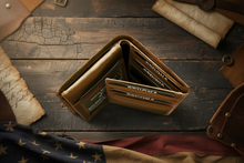 Load image into Gallery viewer, SEDONA® Buffalo Leather Bifold Wallet with 16 slots and RFID Protected