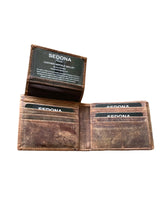 Load image into Gallery viewer, SEDONA® Buffalo Leather Bifold Wallet with 16 slots and RFID Protected