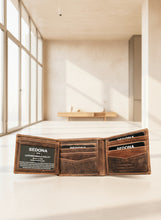 Load image into Gallery viewer, SEDONA® Buffalo Leather Bifold Wallet with 2 ID Windows