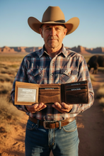Load image into Gallery viewer, SEDONA® Buffalo Leather Bifold Wallet with 2 ID Windows