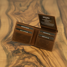 Load image into Gallery viewer, SEDONA® Buffalo Leather Bifold Wallet 2 windows