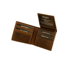 Load image into Gallery viewer, SEDONA® Buffalo Leather Bifold Wallet with 2 windows