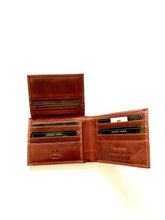 Load image into Gallery viewer, SEDONA® Bifold Leather wallet with Hidden Cash Compartment