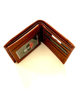Load image into Gallery viewer, SEDONA® Bifold Leather wallet with Hidden Cash Compartment