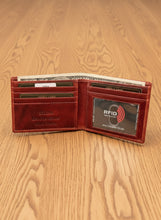 Load image into Gallery viewer, SEDONA® Thin Bifold Leather Wallet with 5 card slots