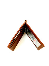 Load image into Gallery viewer, SEDONA® Leather Money Clip Wallet with id window inside