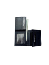 Load image into Gallery viewer, SEDONA® Slim Leather L-Fold Wallet with 18 Card Slots & License Window - Black Lambskin