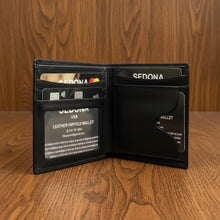 Load image into Gallery viewer, SEDONA® Bifold Leather Wallet with dedicated Business Card Case