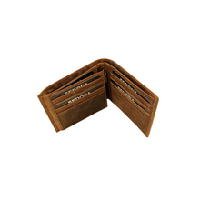 Load image into Gallery viewer, SEDONA® Rugged Buffalo Leather Wallet with Inside Zipper