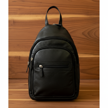 Load image into Gallery viewer, SEDONA® Leather Backpack with Zippered Strap