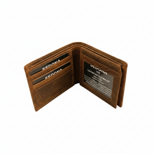 Load image into Gallery viewer, SEDONA® Buffalo Leather Bifold Wallet with 2 windows