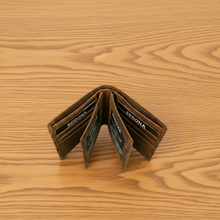 Load image into Gallery viewer, SEDONA® Leather Bifold Wallet 2 flaps 3 id windows