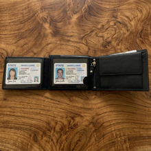 Load image into Gallery viewer, SEDONA® Premium Full Grain Leather Bifold Wallet with Coin Pocket and Zipper Compartment