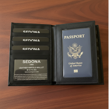 Load image into Gallery viewer, SEDONA® Passport Travel Wallet with RFID Security