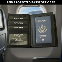 Load image into Gallery viewer, SEDONA® Passport Travel Wallet with RFID Security