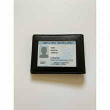 Load image into Gallery viewer, SEDONA® Minimalist Rounded Corner Bifold Wallet - Oil Pull-Up Leather Front Pocket Money Clip with Outer ID Window