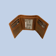 Load image into Gallery viewer, SEDONA® Vintage Buffalo Leather Trifold Wallet