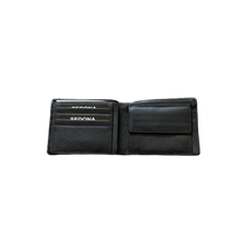 Load image into Gallery viewer, SEDONA® Men's Bifold Leather Wallet - Full Grain Cowhide, 8 Card Slots, Sideways Flip License Window, Divided Cash Compartment, Coin Purse