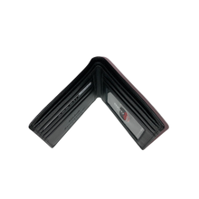 Load image into Gallery viewer, SEDONA® Slim Bifold – Black Oil Pull-Up Leather Minimalist RFID Wallet