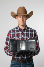 Load image into Gallery viewer, SEDONA® Secure Genuine Leather Wallet: Center ID Window, 8 Card Slots, RFID Shield