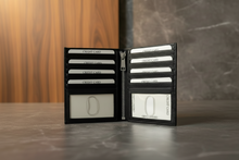 Load image into Gallery viewer, SEDONA® Men's RFID Blocking Full Grain Leather Hipster Wallet - 14 Card Slots, Dual Zipper Pockets & 2 ID Windows