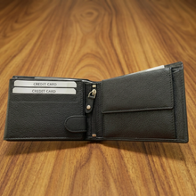 Load image into Gallery viewer, SEDONA® Premium Full Grain Leather Bifold Wallet with Coin Pocket and Zipper Compartment