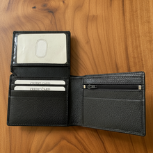 Load image into Gallery viewer, SEDONA® Men's Full-Grain Leather Bifold Wallet with Inside Zipper Coin Pocket, 7 Card Slots & ID Window
