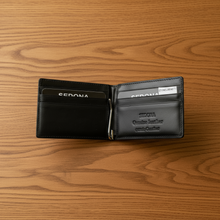 Load image into Gallery viewer, SEDONA® Minimalist Rounded Corner Bifold Wallet - Oil Pull-Up Leather Front Pocket Money Clip with Outer ID Window