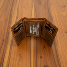Load image into Gallery viewer, SEDONA® Vintage Buffalo Leather Trifold Wallet
