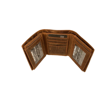 Load image into Gallery viewer, SEDONA® Vintage Buffalo Leather Trifold Wallet