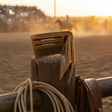 Load image into Gallery viewer, SEDONA® Buffalo Leather Bifold Wallet 2 windows