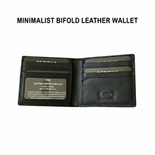 Load image into Gallery viewer, SEDONA® Minimalist Bifold Wallet | Genuine Cowhide | RFID Security, 6 Card Slots & ID Window | Vintage Finish, 4.5" x 3.5"