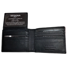 Load image into Gallery viewer, SEDONA® Full Grain Leather Bifold Wallet with 11 Card Slots, Pullout ID Window, and Dual Cash Compartment