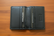 Load image into Gallery viewer, SEDONA® Minimalist Full-Grain Leather Bifold Card Case – Ultra-Slim 0.25” Front Pocket Wallet with 2 Exterior ID Windows & 4 Internal Card Slots